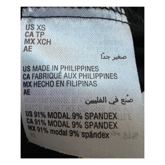 ALFANI WOMENS PAJAMAS MODAL SET TANK TOP TEAL & LEGGINGS CLASSIC BLACK SIZE XS - Picture 13 of 15